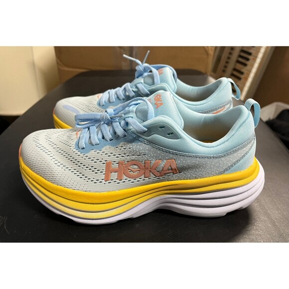 Hoka One One Bondi 8 Women's Size 7 B Summer Song Country Air Sneakers No Box - Picture 3 of 6